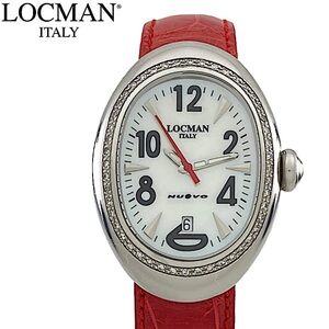 Women's Red Leather Strap Watch